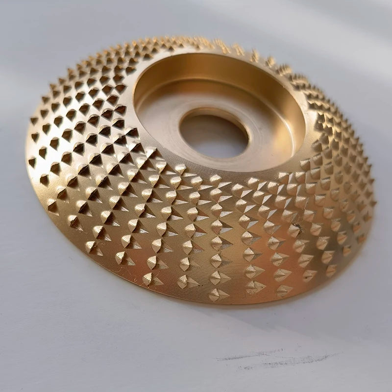 Disco abrasivo para amoladora angular, disco giratorio para pulir madera, herramienta para lijar y tallar madera.